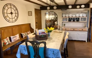 crooked barn dining area