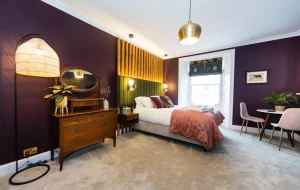 Stylish mid-century 1-bedroom studio