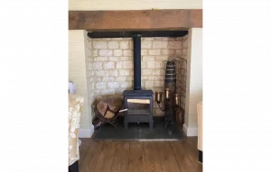 wood burning stove